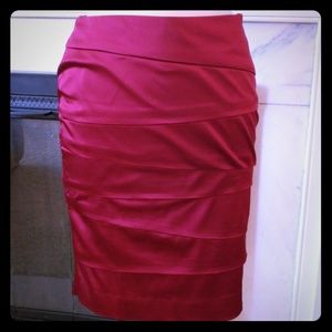 Beautiful NWT WHBM Satin Skirt Sz 4